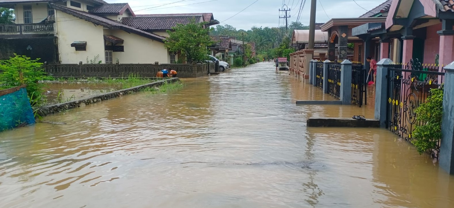 Puluhan Rumah RS Bungur Sukajadi Terendam Banjir