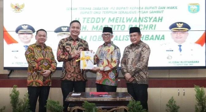 Serah Terima Jabatan Bupati OKU, Awal Kepemimpinan Baru