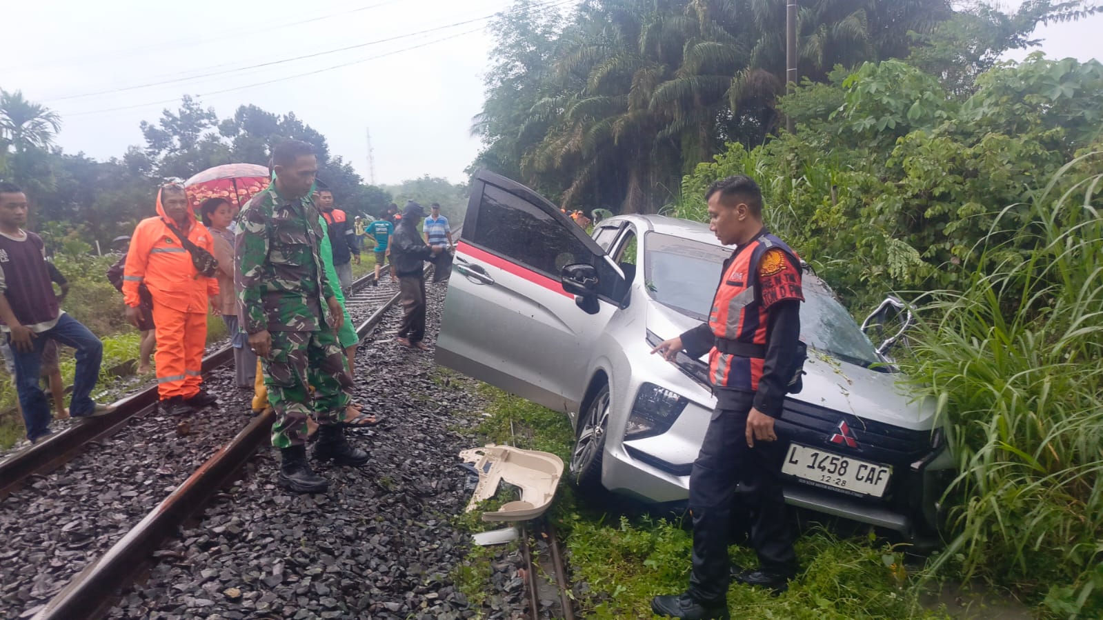 Kecelakaan kereta api di SP4 Peninjauan