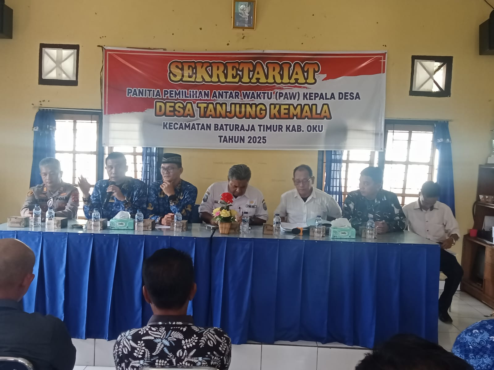 Rapat pleno pilkades paw desa tanjung kemala