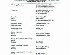 Percasi OKU 2025-2029 Resmi Dikukuhkan