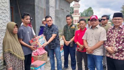 bantuan kebakaran desa bunglai