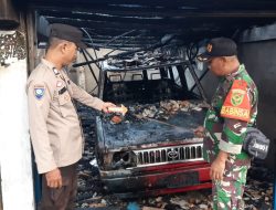 Rumah dan Mobil di Ulu Ogan Ludes Terbakar