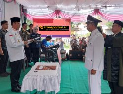 Bupati Teddy Peringatkan Kades Baru Soal Dana Desa