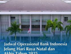 Jadwal Operasional Bank Indonesia Nataru