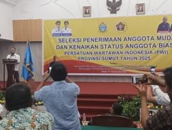 PWI Sumut Gembleng Wartawan Melalui Seleksi Keanggotaan