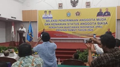PWI Sumut Gembleng Wartawan Melalui Seleksi Keanggotaan