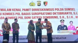 pisah sambut ireskrimsus Polda Sumsel