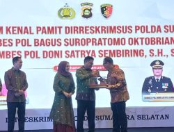 Bupati OKU Hadiri Sertijab Direskrimsus