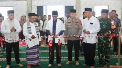 Bupati Teddy Resmikan Masjid An Nur Sekarjaya