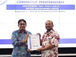 PHR Regional 1 Raih ISO 9001:2015