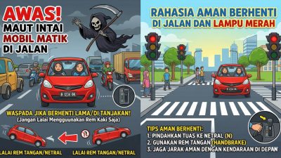 Awas! Maut Intai Mobil Matik di Jalan