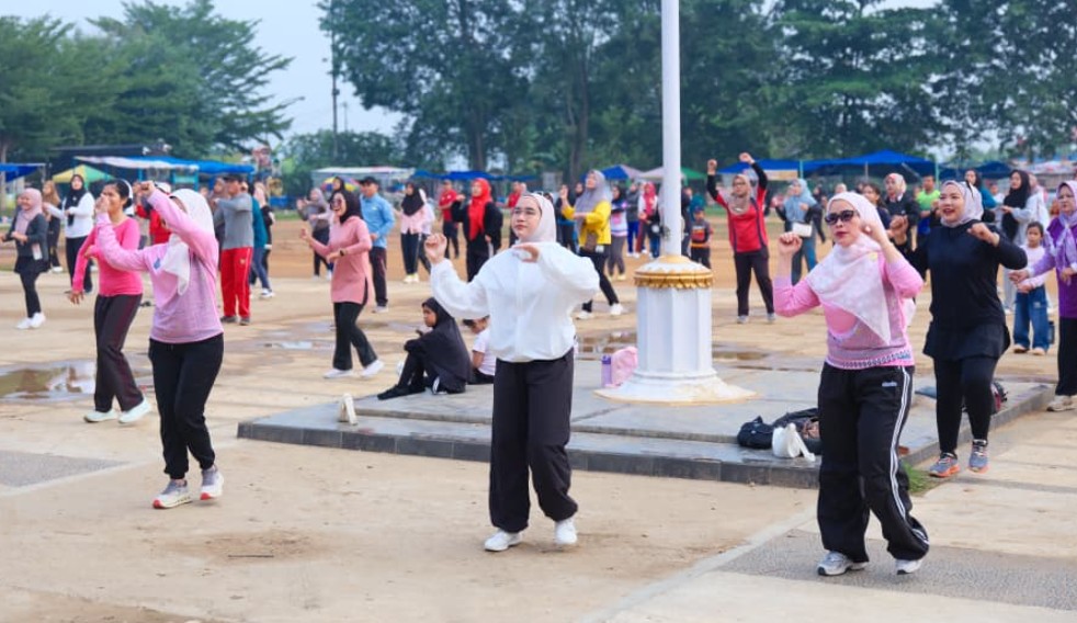 senam sehat bunda paud labusel