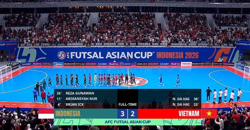 timnas futsal indonesia lolos semifinal