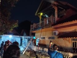 Rumah Pensiunan di Baturaja Terbakar