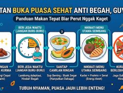 Urutan Buka Puasa Sehat Anti Begah Guys!