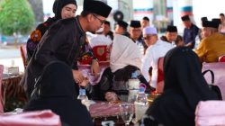Peringatan Nuzulul Qur’an 1447 Hijriah dan buka puasa bersama di Pendopo Rumah Dinas Bupati Labusel, Jumat (6/3/2026).