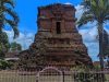 Struktur utama Candi Ngetos yang terbuat dari bata merah khas era Majapahit di Nganjuk, Jawa Timur.