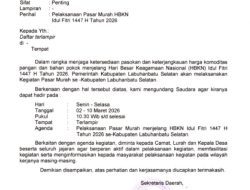 Pemkab Labusel Gelar Pasar Murah 2026