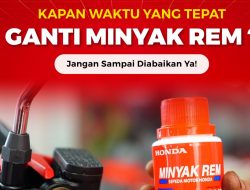 Jadwal Tepat Ganti Minyak Rem Motor